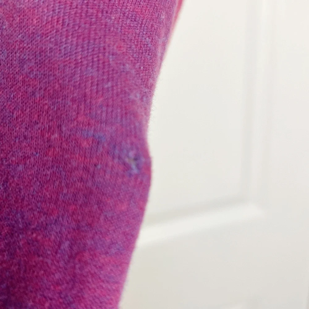 Aviator Nation Purple 5 stripe SweatPant Size M Stripe Pink Blue - Picture 8 of 9